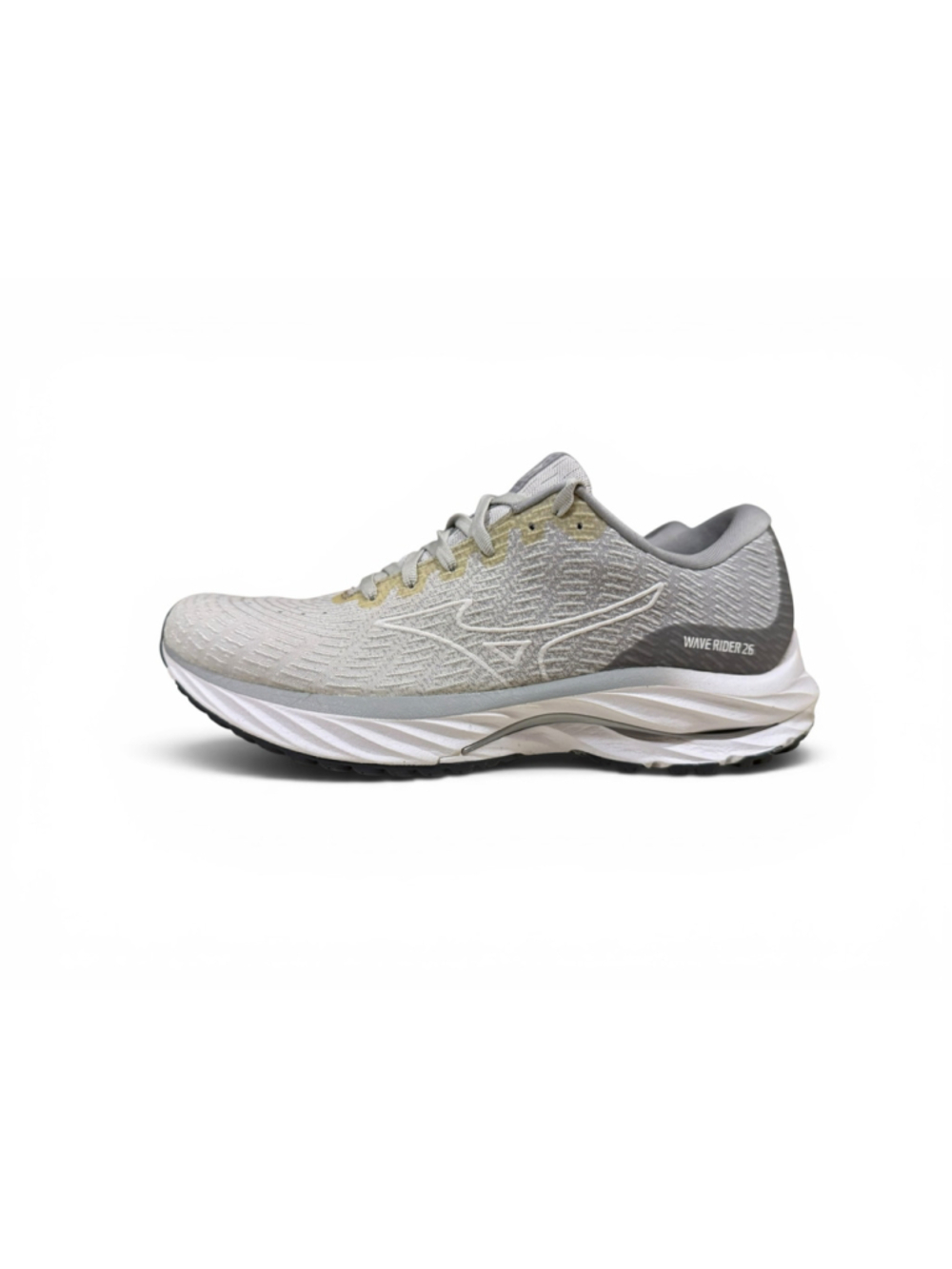 Mizuno Wave Rider 26 Women’s Running Shoes Gray White Size 8 J1GD227523